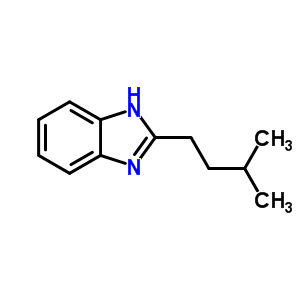 (9ci)-2-(3-甲基丁基)-1H-苯并咪唑结构式_946-18-9结构式