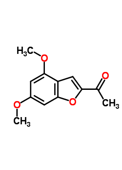 1-(4,6-二甲氧基-2-苯并呋喃)乙酮结构式_97094-17-2结构式