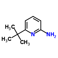 6-叔丁基吡啶-2-胺结构式_97634-83-8结构式