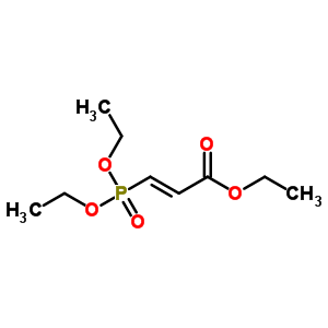 (E)-3-二乙氧基膦-2-丙酸乙酯结构式_995-37-9结构式