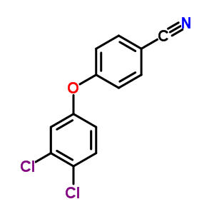 4-(3,4-二氯苯氧基)苯甲腈结构式_99922-95-9结构式